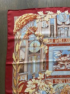 Special edition Hermes Silk Scarf “Reverie Pompéienne” by Laurence Bourthoumieux (Toutsy)