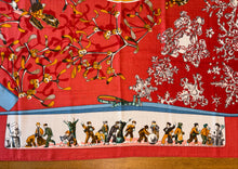 Load image into Gallery viewer, Hermes Cashmere and Silk GM Shawl “Neige d’Antan” by Cathy Latham 140
