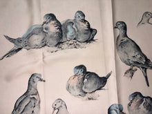Load image into Gallery viewer, Hermes Silk Twill Scarf « Tourterelles » by Xavier de Poret.
