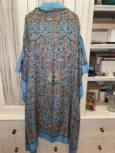 Load image into Gallery viewer, Cashmere/Silk HERMES shawl “Les Jardins D'Armenie” by Karen Petrossian 140.