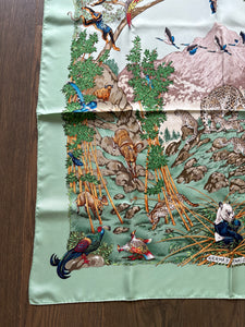 Hermes Silk Twill Scarf “Sichuan” by Robert Dallet.