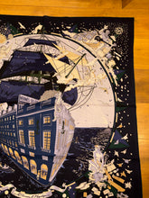 Load image into Gallery viewer, Hermes Cashmere/Silk Shawl “Hermès Flagship” by Dimitri Rybaltchenko 140.