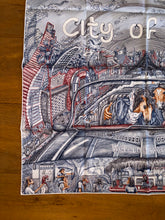 Load image into Gallery viewer, Hermes Silk Scarf «City of Light» designed by Elias Kafouros