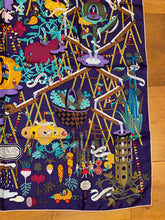 Load image into Gallery viewer, Hermes Silk Scarf « Le Potager Extraordinaire » by Pierre-Marie Agin.