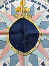 Load image into Gallery viewer, Special Edition Hermes Silk Scarf «Rose Compas for Air Algérie» by Eudel Jaques.