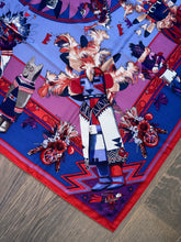 Load image into Gallery viewer, Hermes Cashmere/Silk Shawl “Kachinas” by Kermit Oliver 140