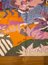 Load image into Gallery viewer, Hermes Cashmere and Silk GM Shawl «En Liberte !» by Carine Brancowitz 140.