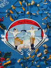 Load image into Gallery viewer, Hermes Cashmere and Silk GM Shawl “Neige d’Antan” by Cathy Latham 140.