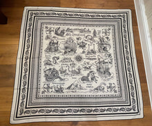 Load image into Gallery viewer, Hermes Cashmere and Silk GM Shawl “Tatouages Marins Bandana” by Sophie Koechlin 140.