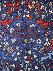 Cashmere/Silk HERMES shawl “Les Jardins D'Armenie” by Karen Petrossian 140.