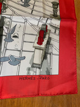 Load image into Gallery viewer, Hermes Silk Twill Scarf “Les toits de Paris” by Dimitri Rybaltchenko.