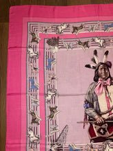 Load image into Gallery viewer, Hermes Cashmere and Silk Scarf “La Pani Shar Pawnee” by Kermit Oliver 140.