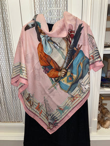 Hermes Cashmere and Silk Scarf “La Pani Shar Pawnee” by Kermit Oliver.