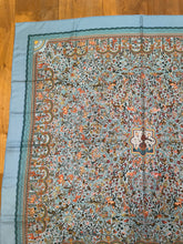 Load image into Gallery viewer, Cashmere/Silk HERMES shawl “Les Jardins D'Armenie” by Karen Petrossian 140.