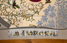 Load image into Gallery viewer, Hermes Cashmere and Silk GM Shawl “Neige d’Antan” by Cathy Latham 140