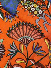 Load image into Gallery viewer, Hermes Cashmere/Silk Shawl “Fleurs et Papillons de Tissus” by Christine Henry 140