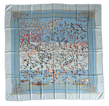 Load image into Gallery viewer, Hermes Cashmere/Silk Shawl “Libres Comme l'Air” by Annie Faivre