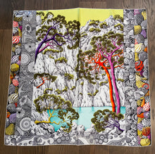Load image into Gallery viewer, Hermes Silk Twill Scarf “Sieste Au Paradis”.
