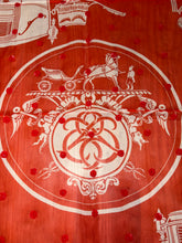 Load image into Gallery viewer, Hermes Beaded Silk Mousseline Scarf Ex Libris Au Pois Couture