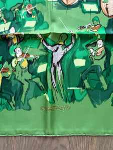 Hermes Silk Scarf “Concerto” Louis Clerc.