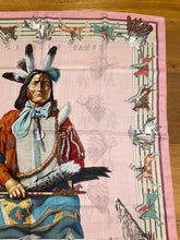 Load image into Gallery viewer, Hermes Cashmere and Silk Scarf “La Pani Shar Pawnee” by Kermit Oliver.