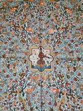 Load image into Gallery viewer, Cashmere/Silk HERMES shawl “Les Jardins D'Armenie” by Karen Petrossian 140.