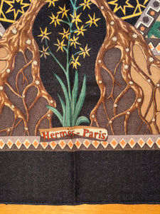 Hermes Cashmere/Silk Shawl “Axis Mundi” by Christine Henry 140