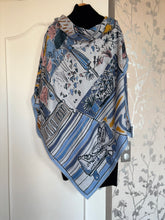 Load image into Gallery viewer, Hermes Cashmere and Silk GM Shawl “Rayures d&#39;Ete” by Filipe Jardim 140.