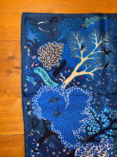Load image into Gallery viewer, Hermes Silk Twill Scarf “Dans Un Jardin Anglais” by Alice Shirley.