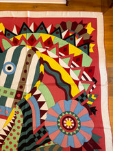 Load image into Gallery viewer, Hermes Cashmere/Silk GM Shawl “Cheval de Fete” by Jan Bajtlik 140.