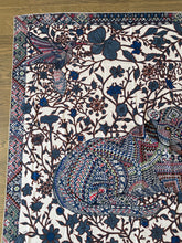 Load image into Gallery viewer, Hermes Cashmere and Silk GM Shawl “Le Jaguar et Le Colibri” by Lugo Montserrat 140