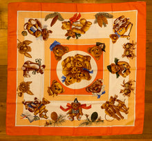 Load image into Gallery viewer, Hermes Cashmere and Silk Scarf « Confidents Des Cœurs » by Loїc Dubigeon.