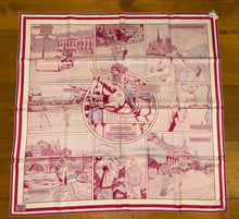 Load image into Gallery viewer, Hermes Silk Twill Double Sided Scarf WOW by Ugo Bienvenu