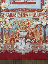 Load image into Gallery viewer, Special edition Hermes Silk Scarf “Reverie Pompéienne” by Laurence Bourthoumieux (Toutsy)