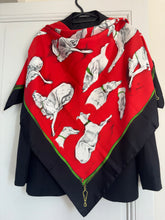 Load image into Gallery viewer, Hermes Silk Twill Scarf «Les Levriers» by Xavier de Poret.