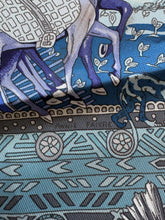 Load image into Gallery viewer, Hermes Silk Scarf “CAVALIERS DU CAUCASE” by Annie Faivre