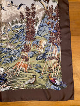 Load image into Gallery viewer, Hermes Silk Twill Scarf “Sichuan” by Robert Dallet.