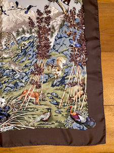 Hermes Silk Twill Scarf “Sichuan” by Robert Dallet.