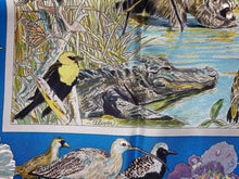 Load image into Gallery viewer, Hermes Silk Twill Scarf “La vie sauvage du Texas” by Kermit Oliver.