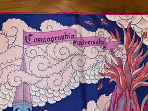 Hermes 100% Silk Scarf Cosmographia Universalis by Jan Bajtlik