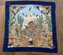 Load image into Gallery viewer, Hermes Cashmere/Silk Scarf “Sichuan” by Robert Dallet.