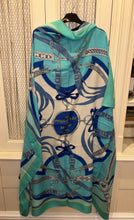 Load image into Gallery viewer, Hermes Cashmere/Silk Shawl “La Promenade du Matin” by Henri d'Origny 140
