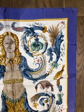 Load image into Gallery viewer, Hermes Silk Twill Scarf “Ceres” by Francoise Faconnet.