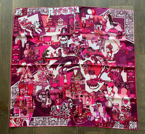 Hermes Silk Twill Scarf “Zabavushka" by Eugenia Miroshnichenko.