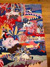 Load image into Gallery viewer, Hermes Cashmere and Silk GM Shawl «En Liberte !» by Carine Brancowitz 140.