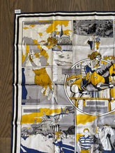 Load image into Gallery viewer, Hermes Silk Twill Double Sided Scarf WOW by Ugo Bienvenu