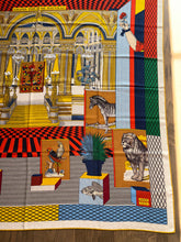Load image into Gallery viewer, Hermes Cashmere/Silk “Grand Theatre Nouveau” by Gianpaolo Pagni 140.