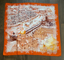 Load image into Gallery viewer, Hermes Silk Scarf “De Passage à Moscou” by  Nathalie Vialars.