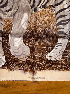 Hermes Silk Scarf Tigre Du Bengale by Robert Dallet
