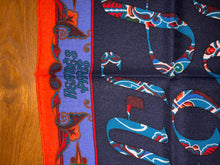 Load image into Gallery viewer, Rare Highly Collectible Hermes Cashmere and Silk GM Shawl “Lettres d’Erevan” by Karen Petrossian 140.